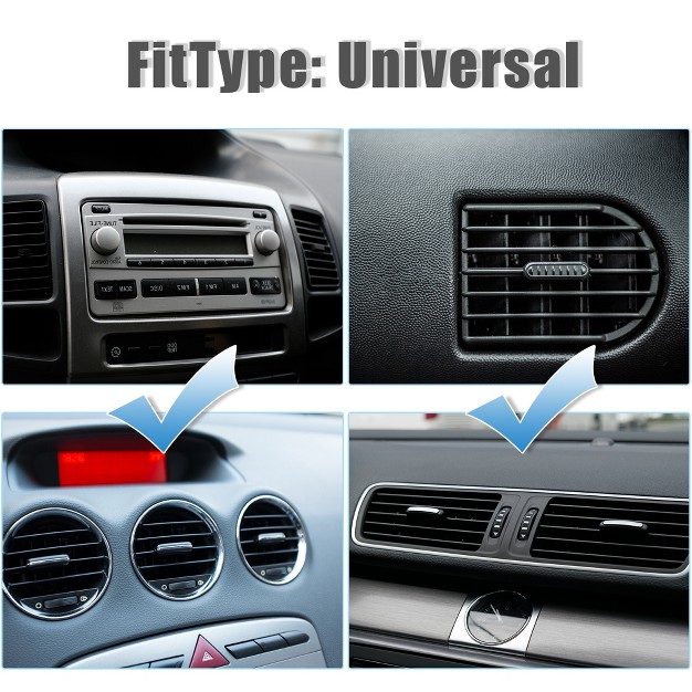 Unique Bargains Car Bag Shape Clips For Air Conditioner Outlet Vent Clips 4 Pcs