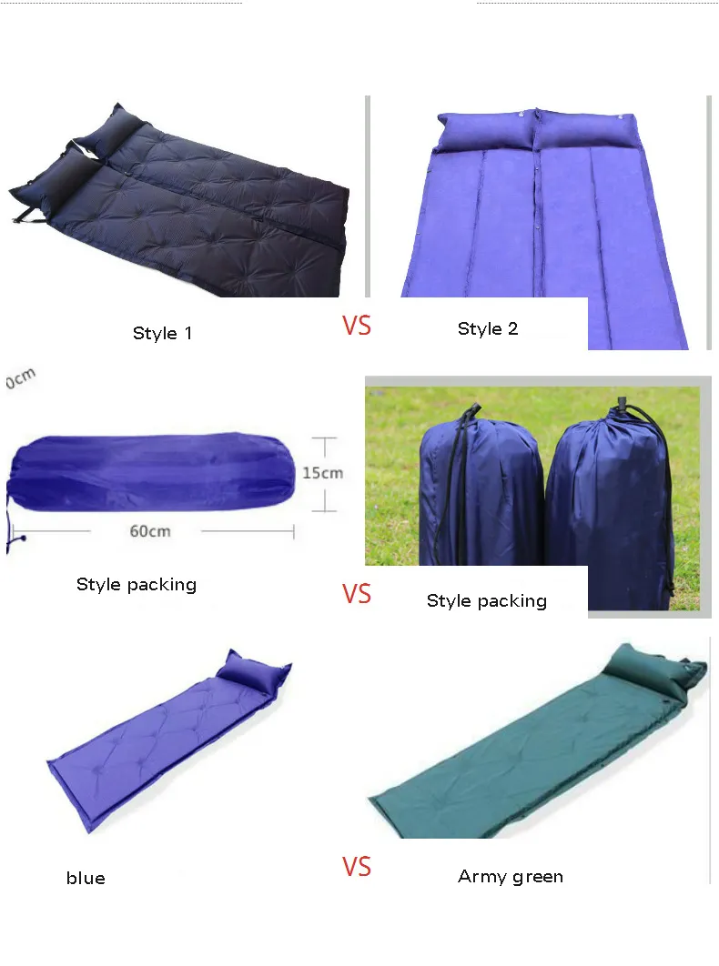 High quality soft outdoor camping mattress air bed mattress outdoor car air mattress bed