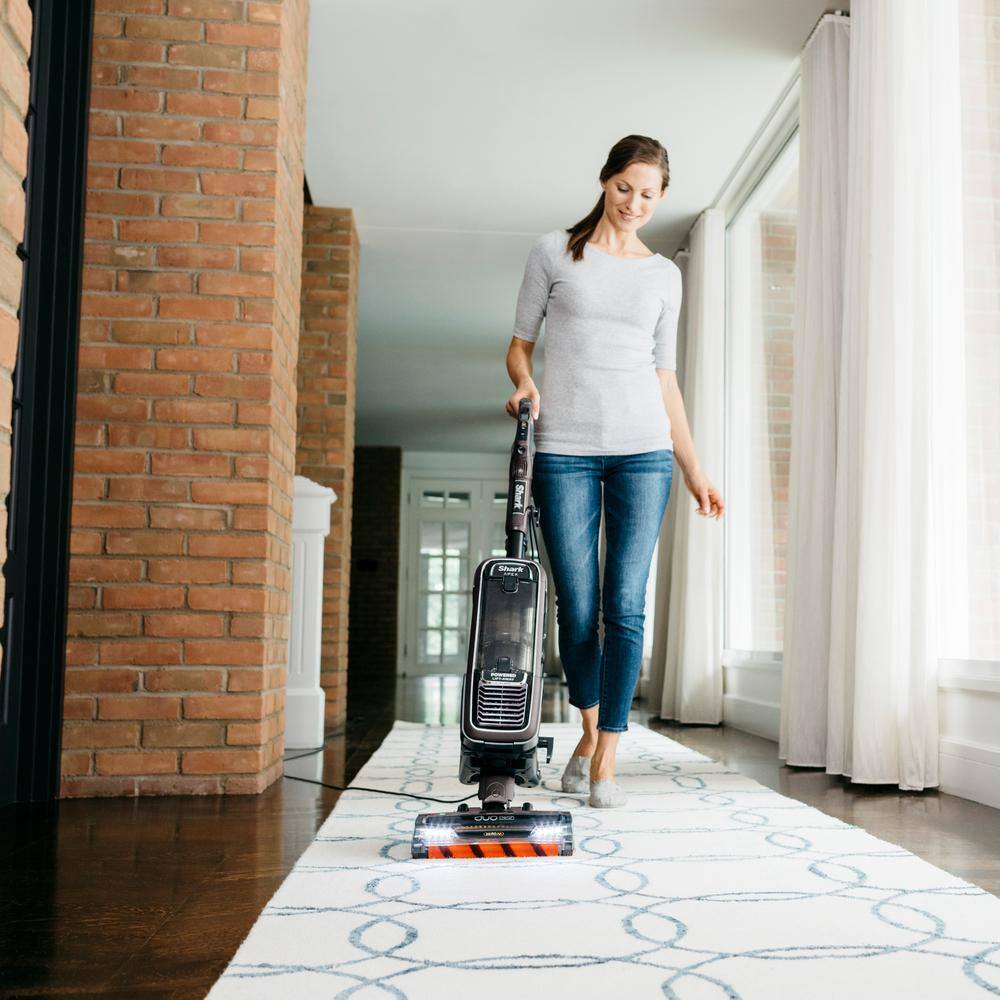 Shark APEX DuoClean Powered Lift-Away Bagless Corded Upright Vacuum with Self-Cleaning Brushroll in Gray - AZ1002 AZ1002