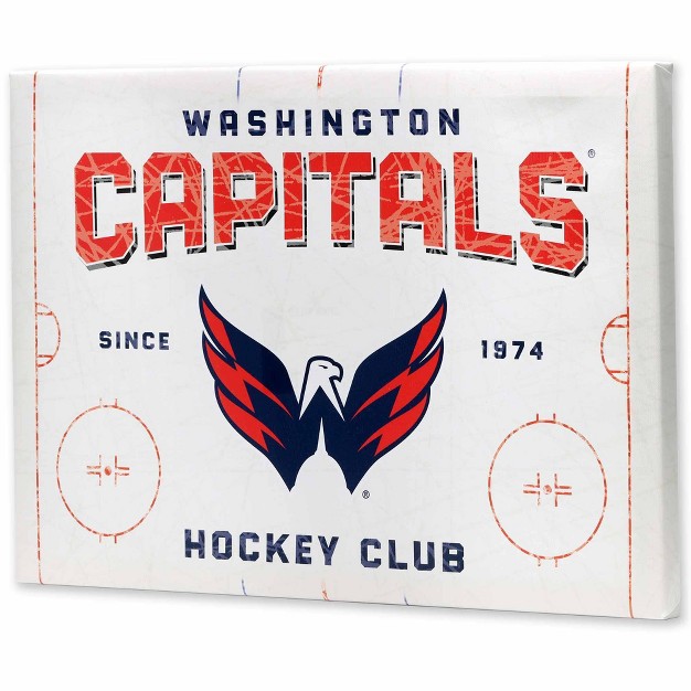 Nhl Washington Capitals Rink Canvas