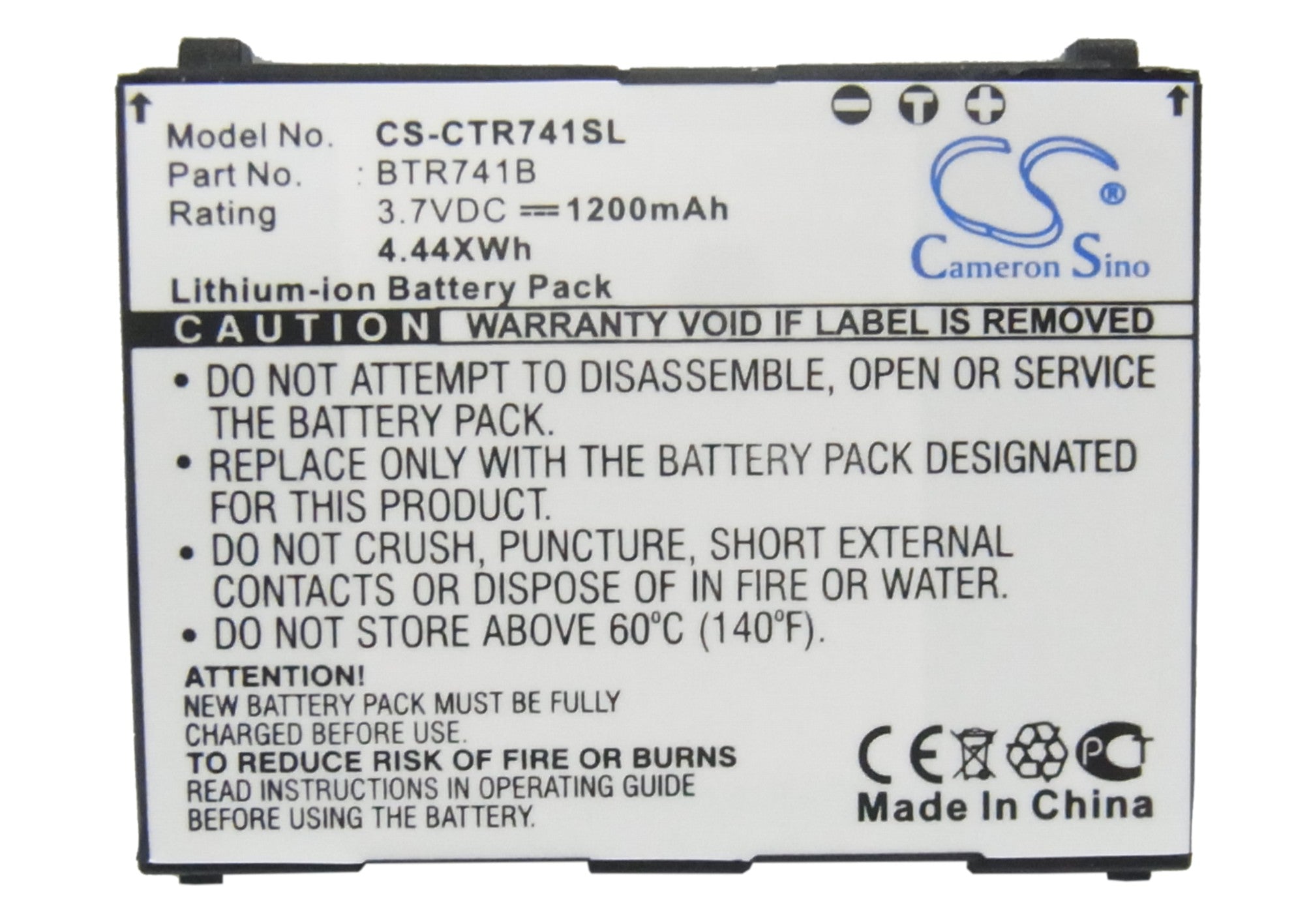 Casio GzOne Brigade GzOne Brigade C741 GzOne C731 Replacement Battery BatteryClerkcom Mobile Phone