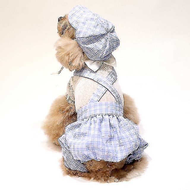 Naiwang Dog Clothes Jumpsuit Pants Hats Huahua Yorkshire Clothing S Dog Costume Overalls Pomeranian Poodle A