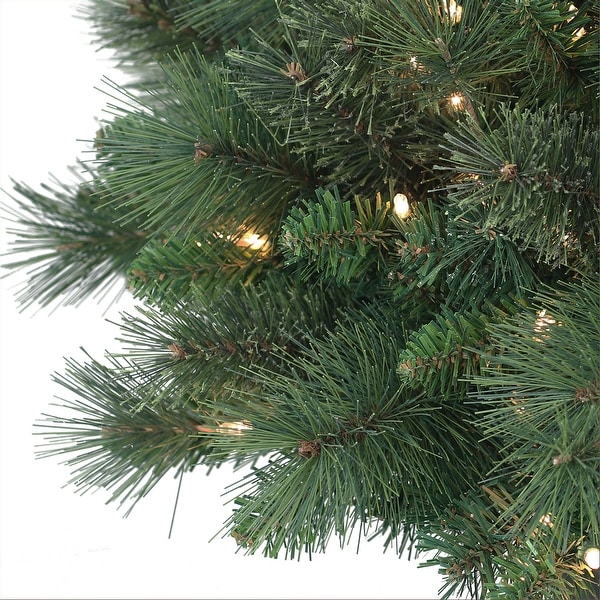 Puleo International 6.5 ft PreLit Teton Artificial Pine Tree