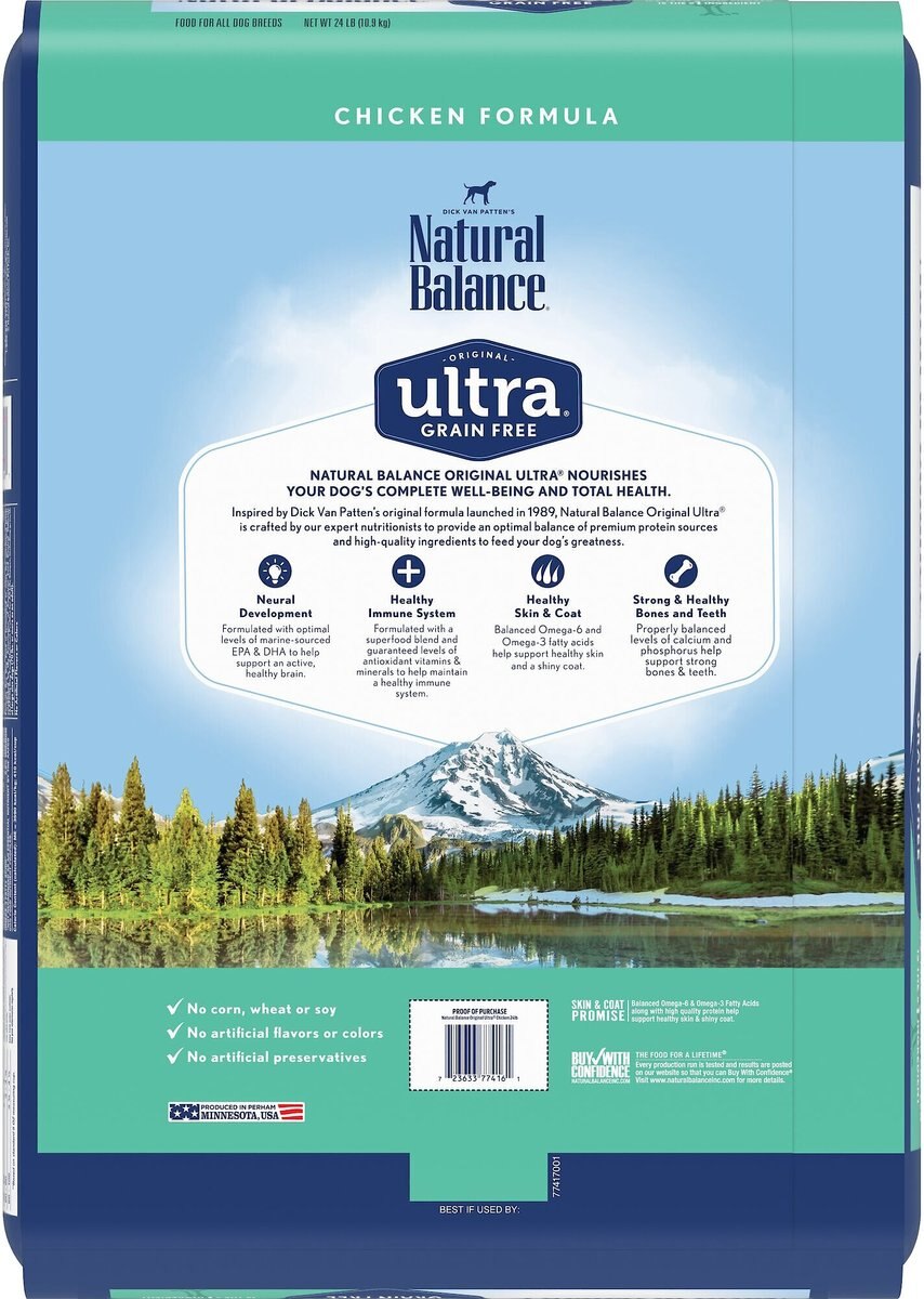 Natural Balance Original Ultra Grain-Free Chicken Formula Dry Dog Food