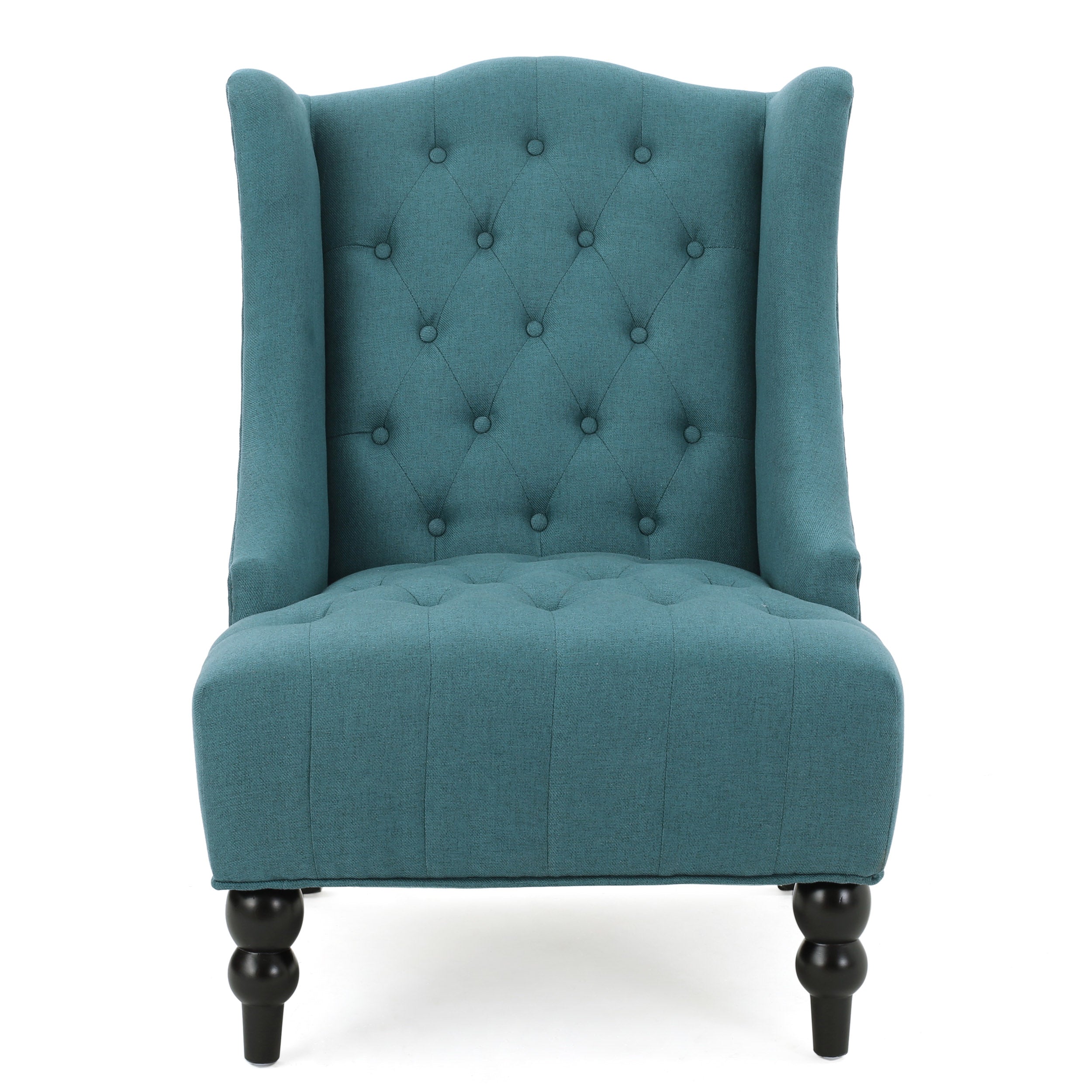 Clarice Fabric High Back Wingback  Accent Chair