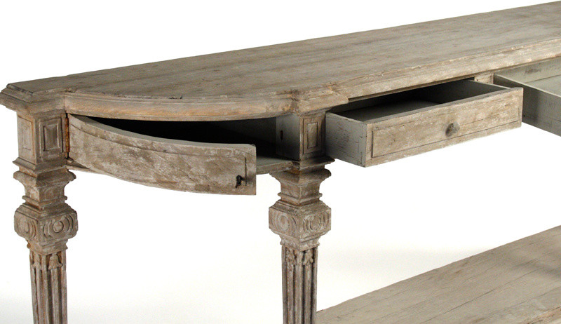 Rockford Console  Distressed   French Country   Console Tables   by HedgeApple  Houzz