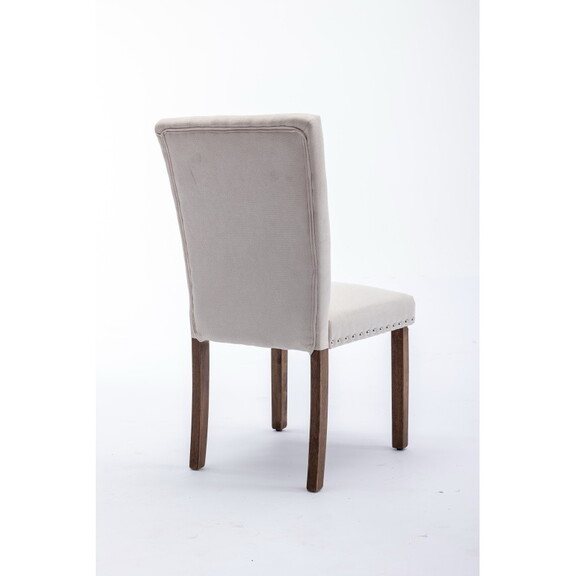 Classic Upholstered Accent Dining Chair  Single Pa...