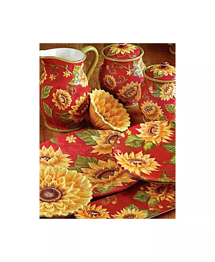 Certified International Sunset Sunflower Serving Bowl