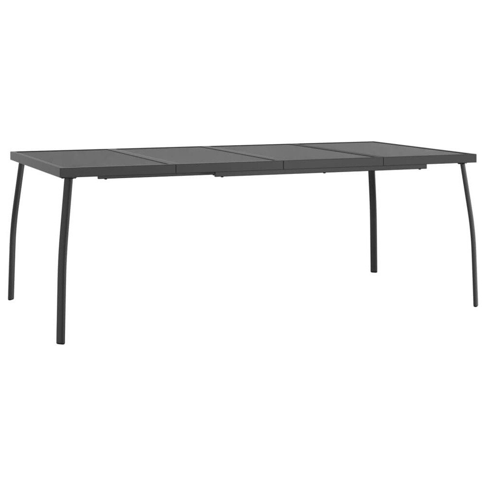 vidaXL Patio Table Anthracite 19.7\