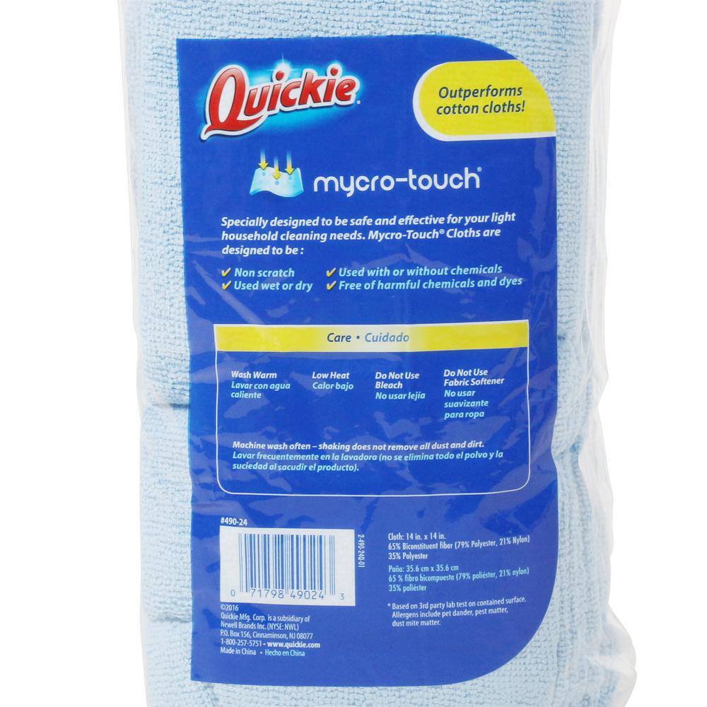 Quickie 14 in. x 14 in. Microfiber Cloth Towels (120-Pack) 49024RM-5