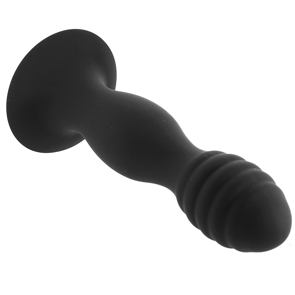 Silicone Ribbed Anal Stud Probe