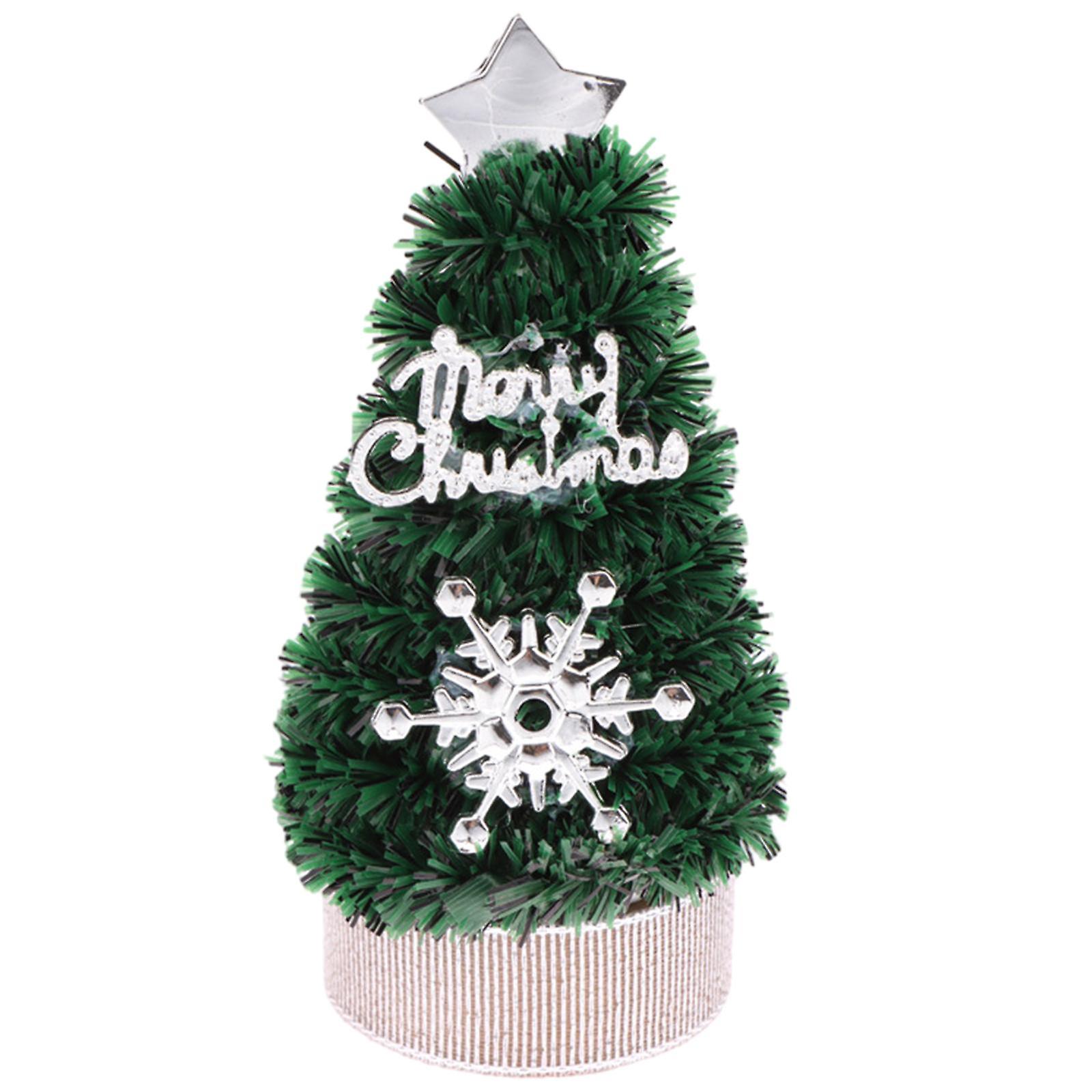 1/12 Miniature Christmas Tree Doll House Accessories For Boys Birthday Gifts Silver