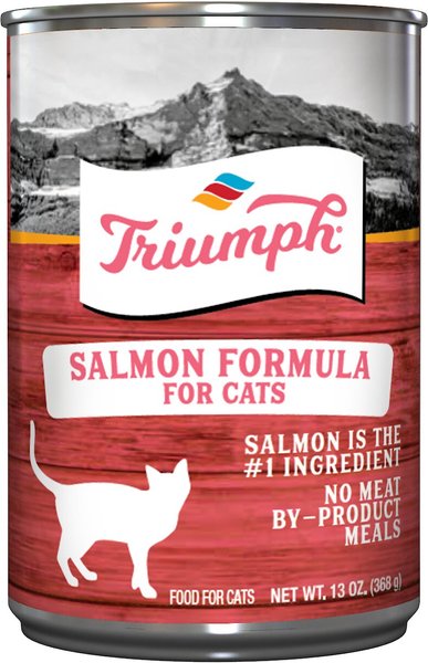 Triumph Salmon Formula Canned Cat Food