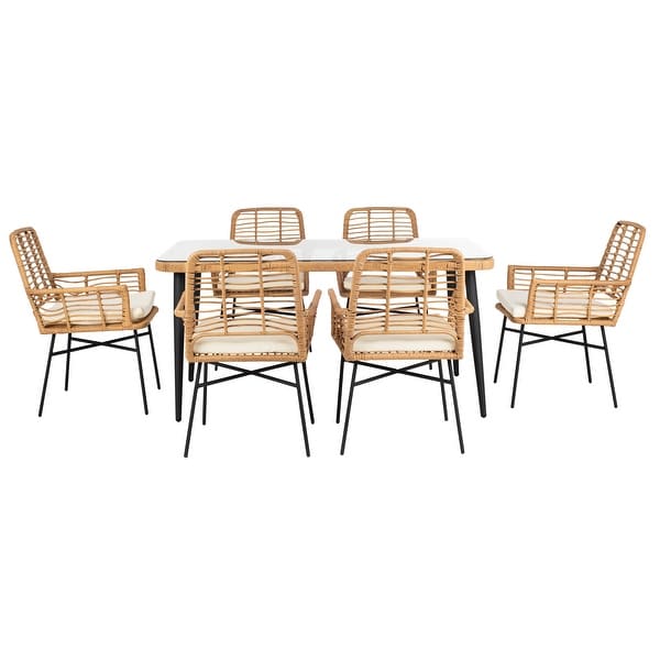 SAFAVIEH Outdoor Beson 7Piece Dining Set