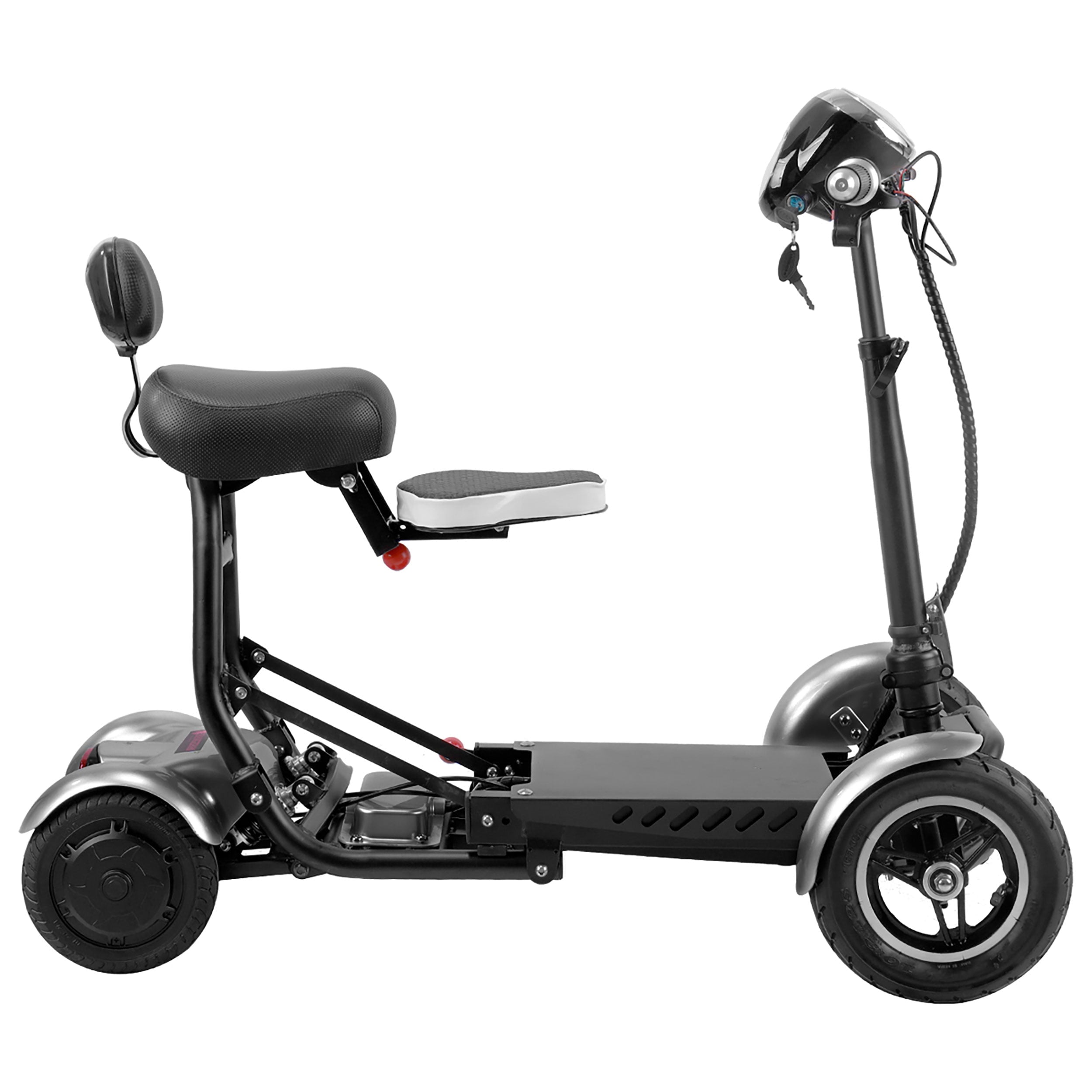 Electric Motorized Compact Medical Scooter 265 lb Capacity Airline Friendly