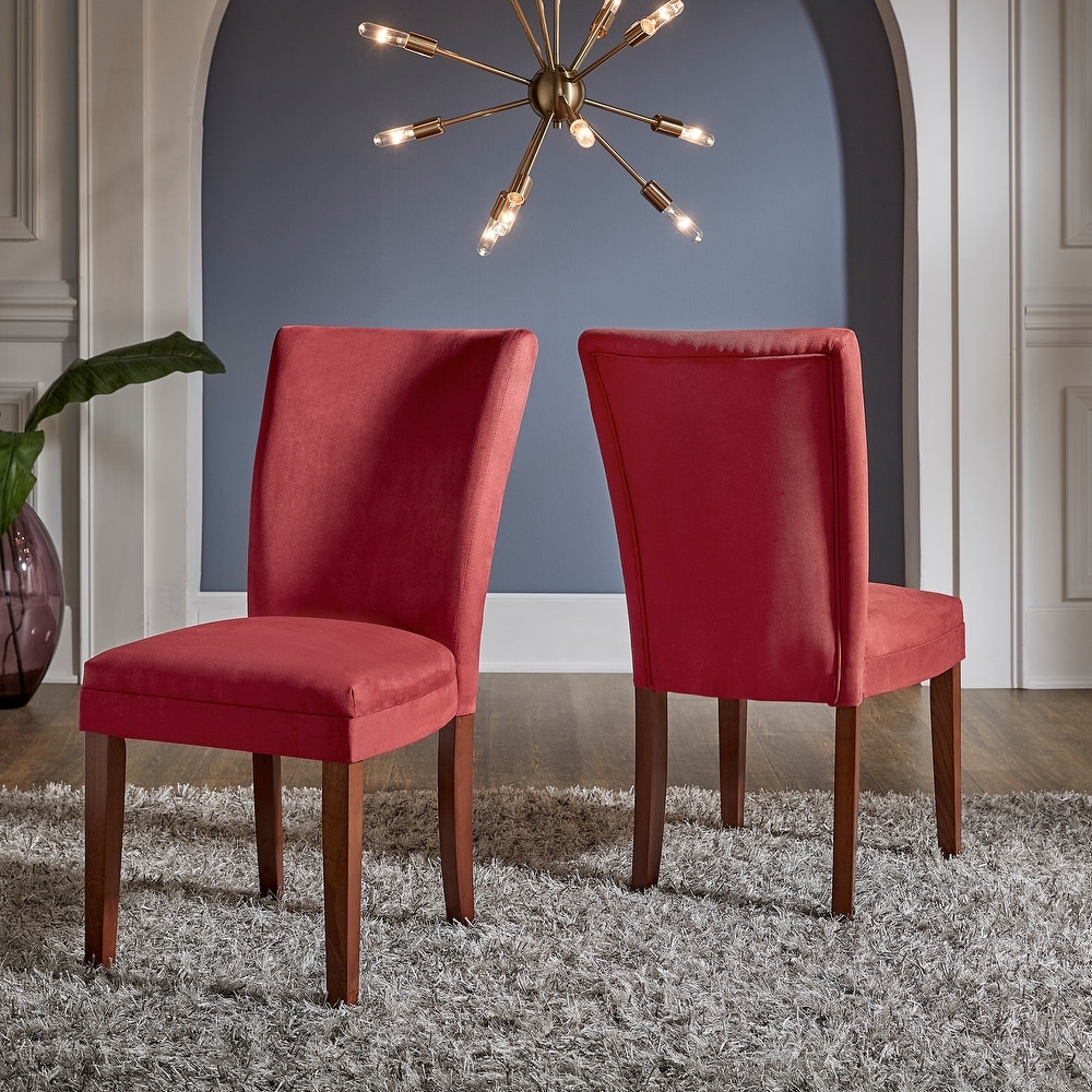 Parson Classic Upholstered Dining Chair (Set of 2) by iNSPIRE Q Bold   Dining Chair