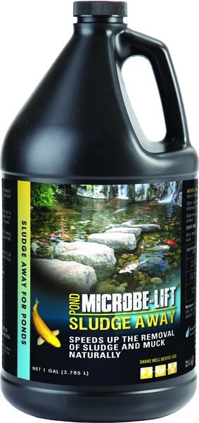 Microbe-Lift Sludge Away Pond Water Care， 1-gal jug