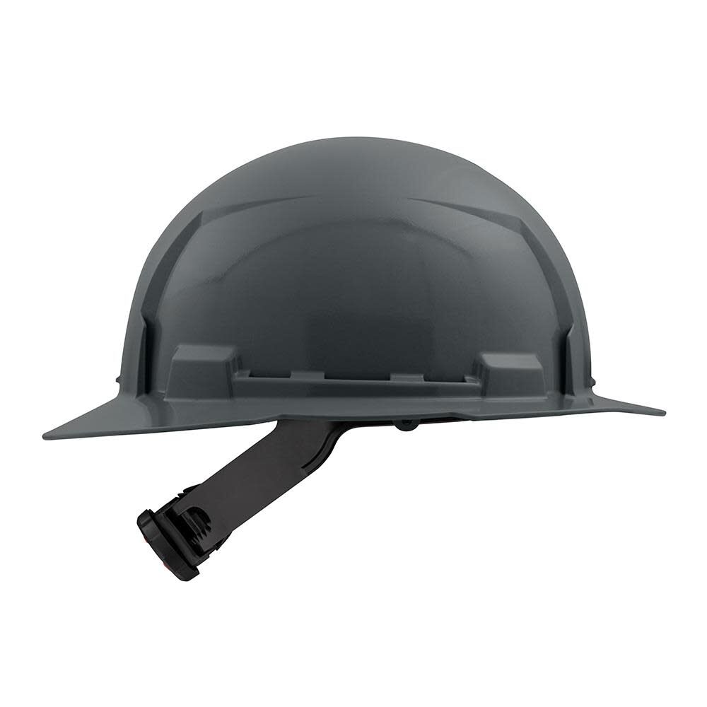 Milwaukee Gray Full Brim Hard Hat with 4pt Ratcheting Suspension Type 1 Class E 48-73-1115 from Milwaukee