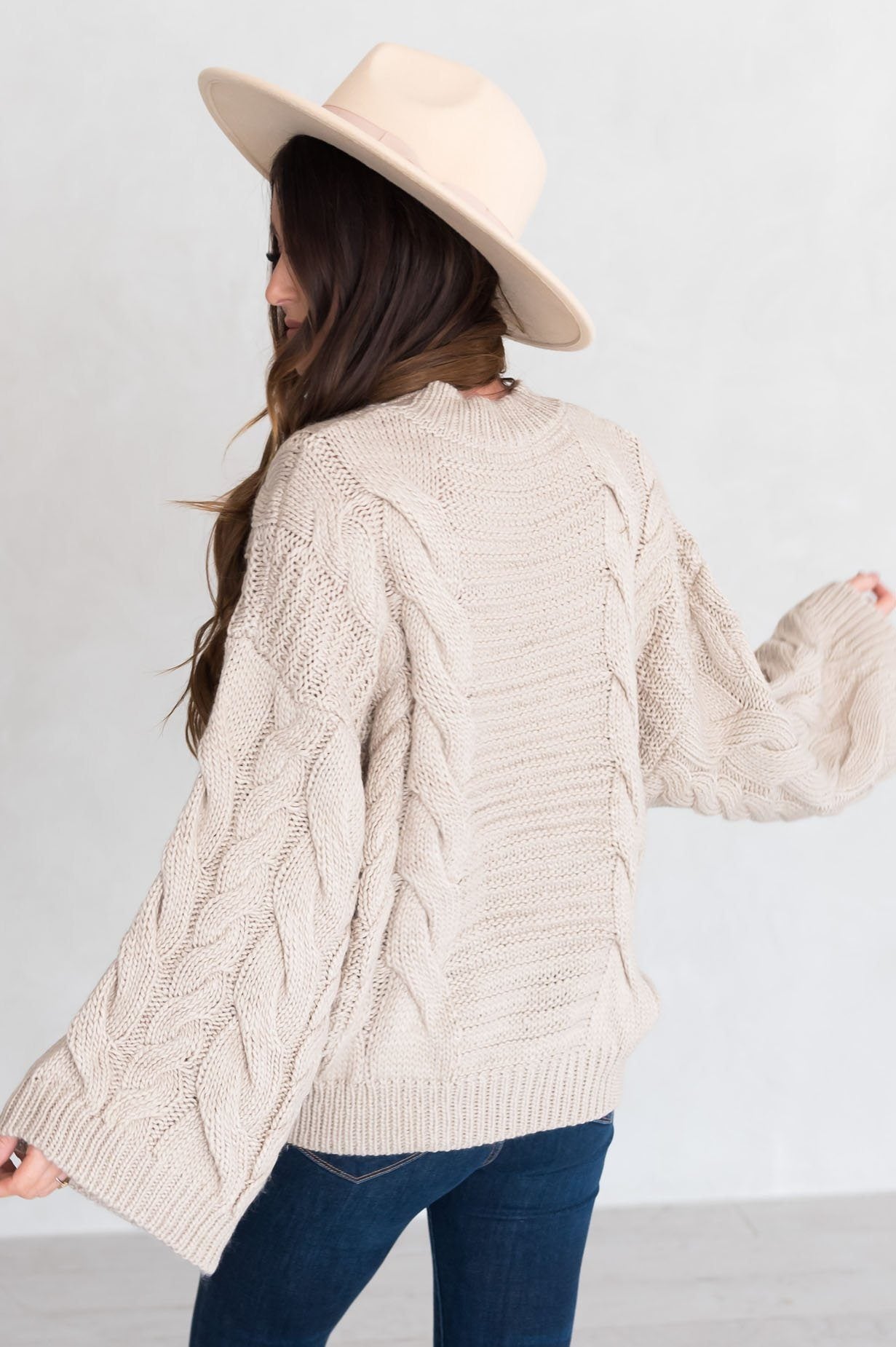 Optimistic Beauty Oversized Sweater