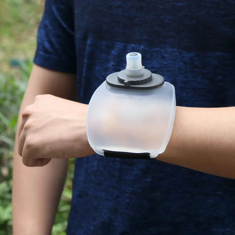 Mini Running Wrist Water Bottle Kettle Holder Outdoor Camping Hiking Marathon Riding Climbing Portable Water Cup