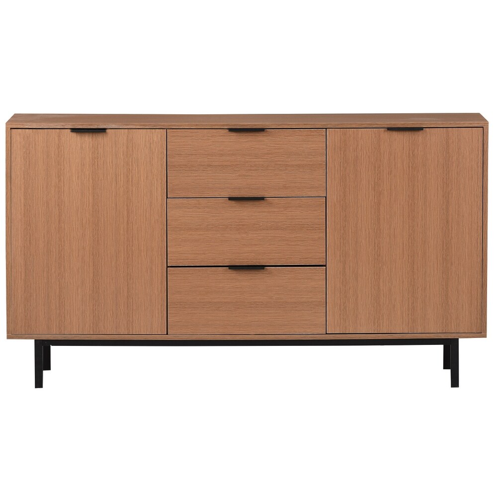 Sideboard Particleboard with Wood Grain Stickers
