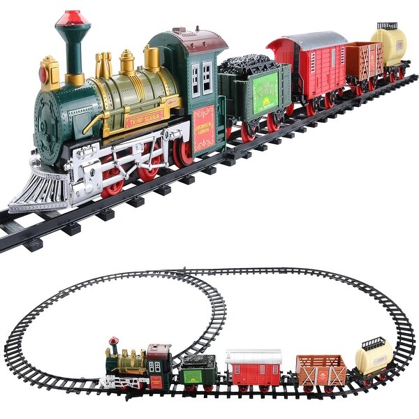 16Piece Battery Operated Continental Express Train Set with Sound