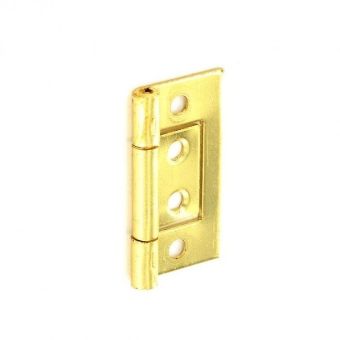 Securit Brass Plated Flush Hinge (Pack of 2)