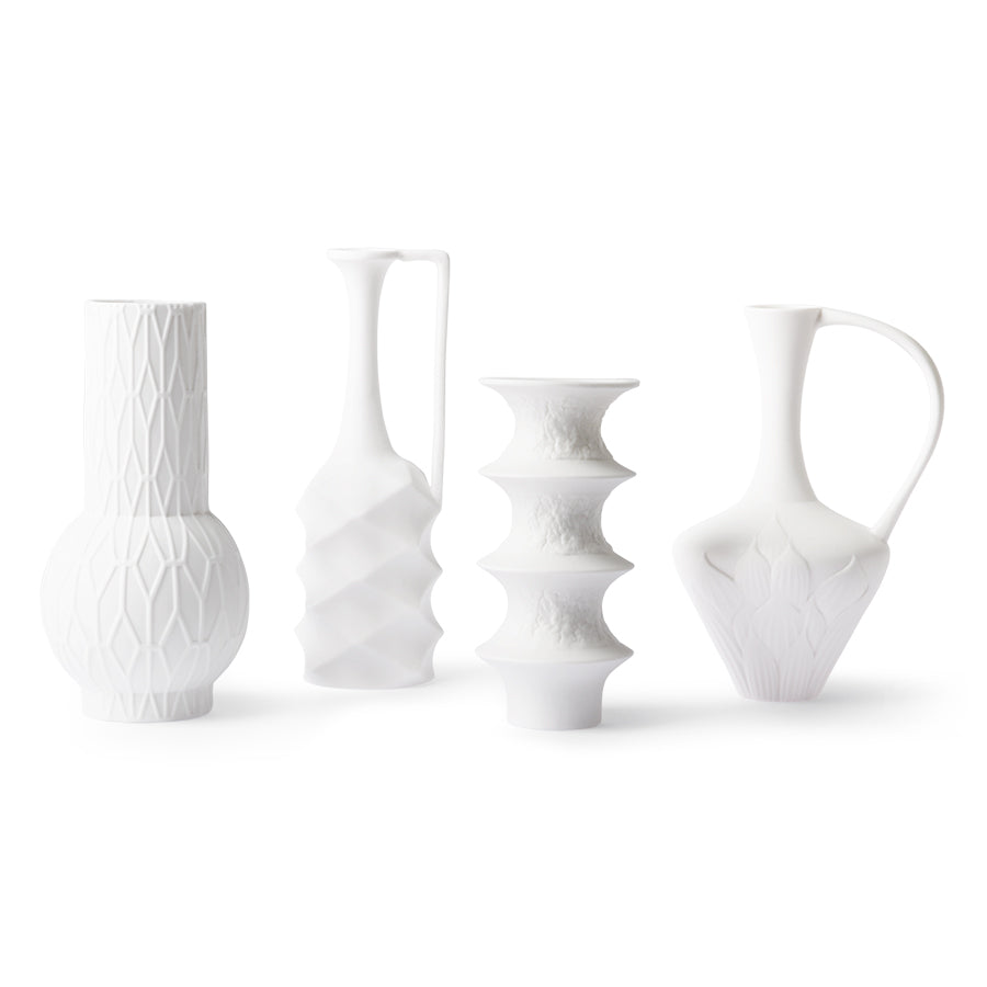 Set of 4 Dehua porcelain vases