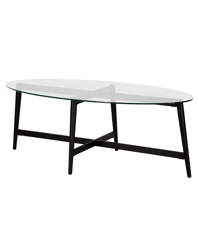 Hudson and Canal Olson Oval Coffee Table 50.5 x 23.5