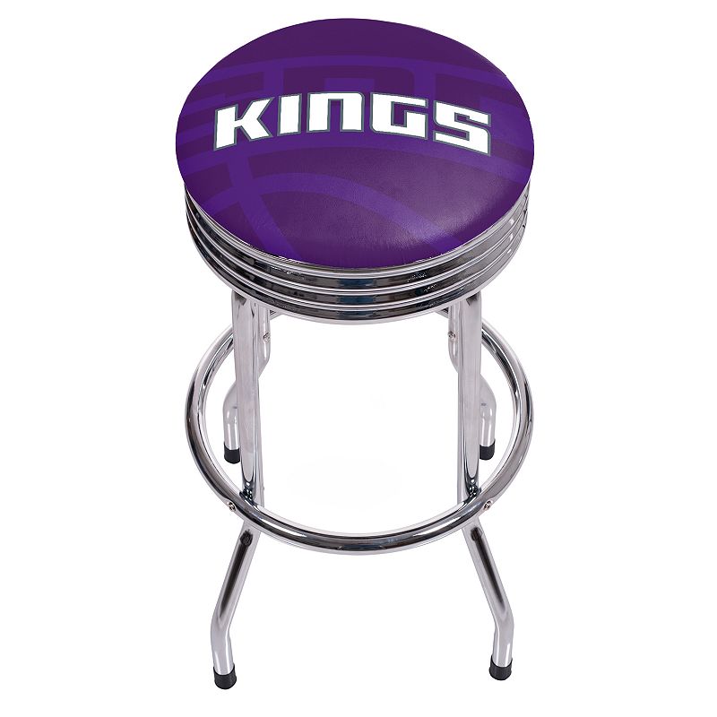 Sacramento Kings Padded Ribbed Bar Stool