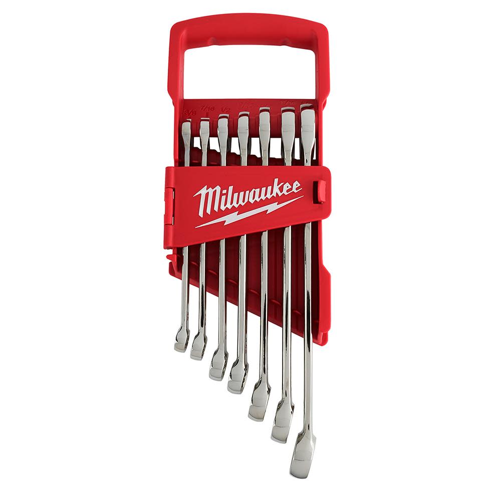 7-Piece Combination Wrench Set ; SAE ;