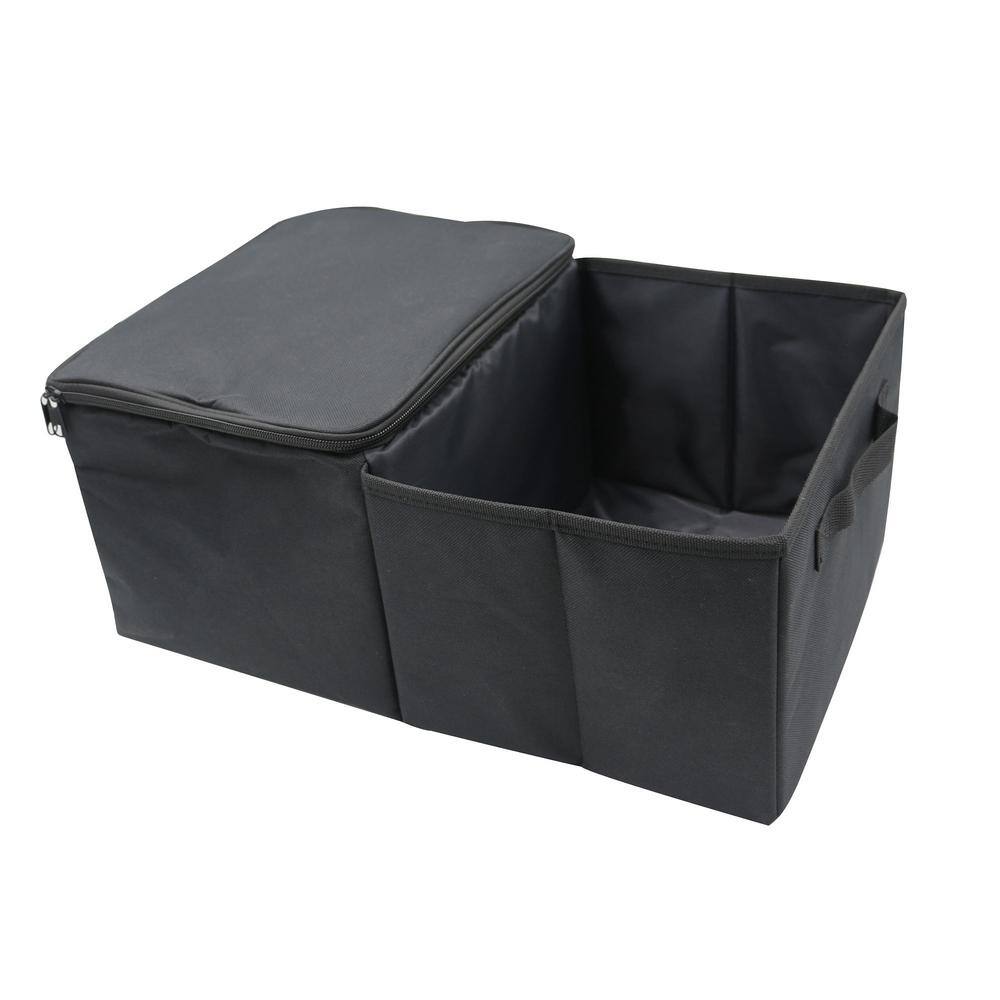 FH Group Polyester Dual Purpose Trunk Organizer with Cooler DMFH1139BLACK