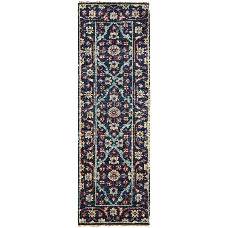 Weave and Wander Bashyr Blue Area Rug