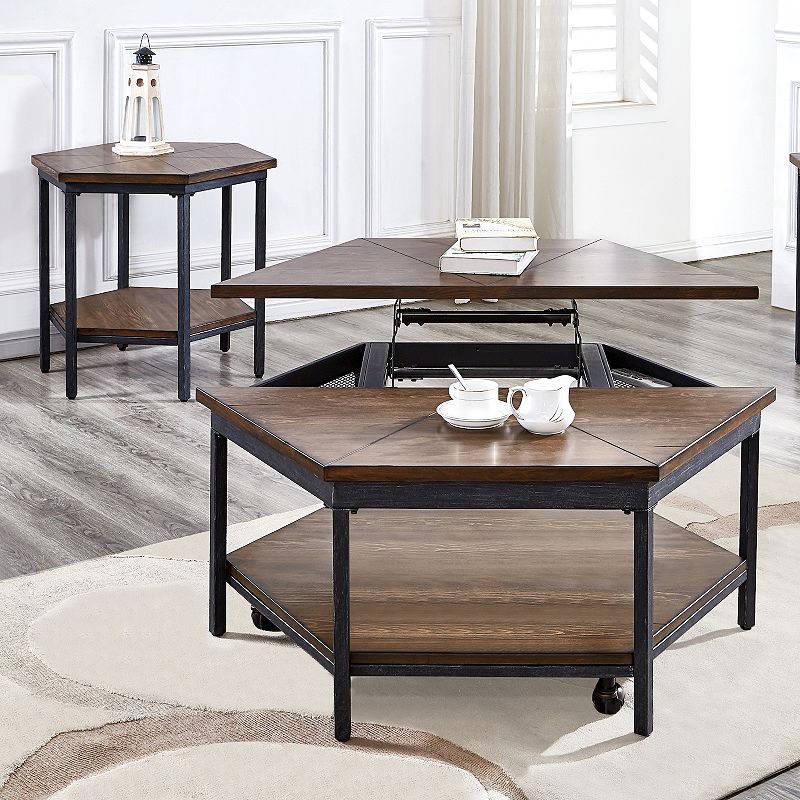 Steve Silver Co. Ultimo Hexagon End Table