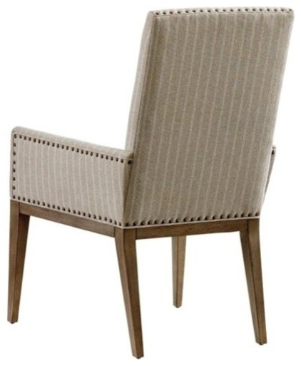 Devereaux Upholstered Arm Chair   Transitional   Dining Chairs   by Homesquare  Houzz