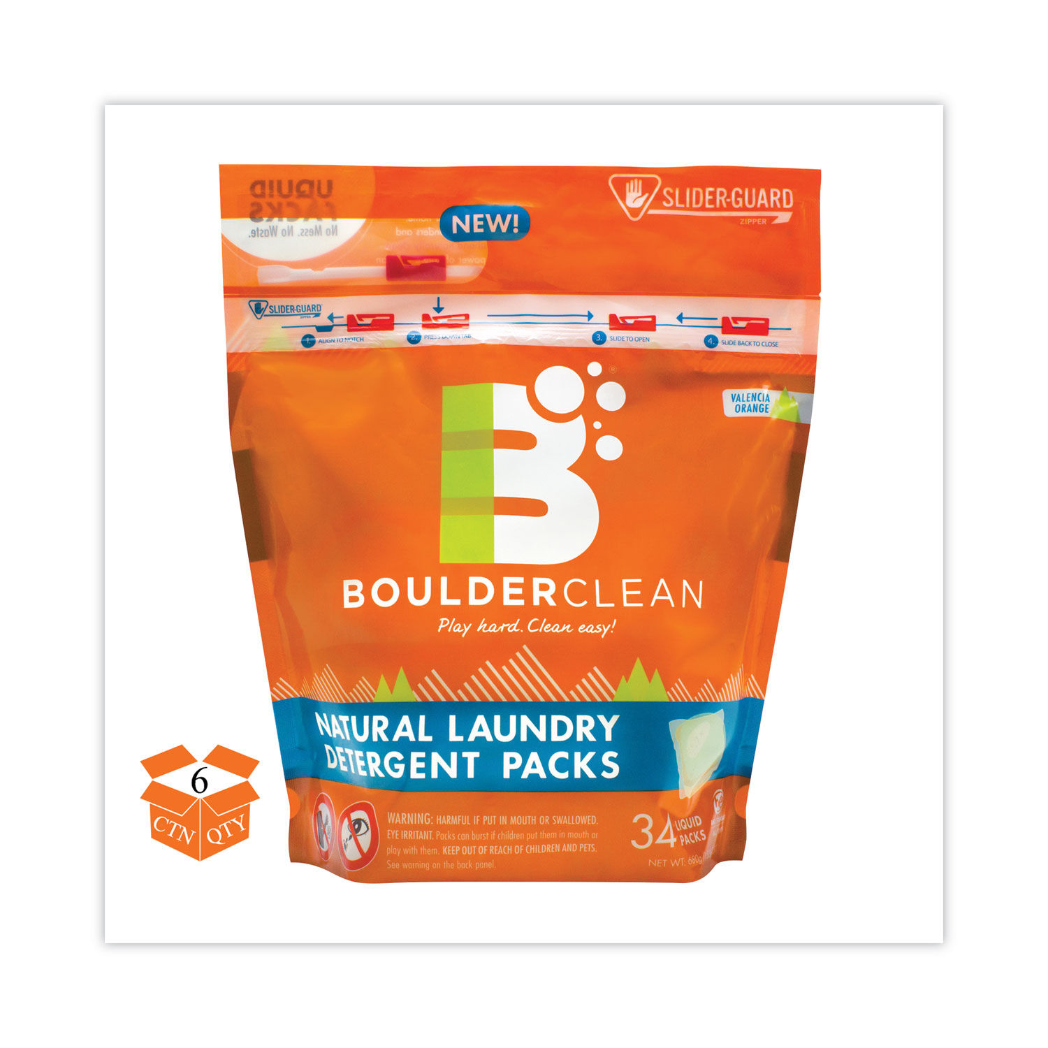 Laundry Detergent Packs by Boulder Clean BCL003700CT