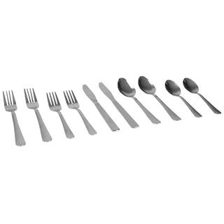 Home Basics Elle 180 Stainless Steel Flatware Set (Set of 20) HDC80164