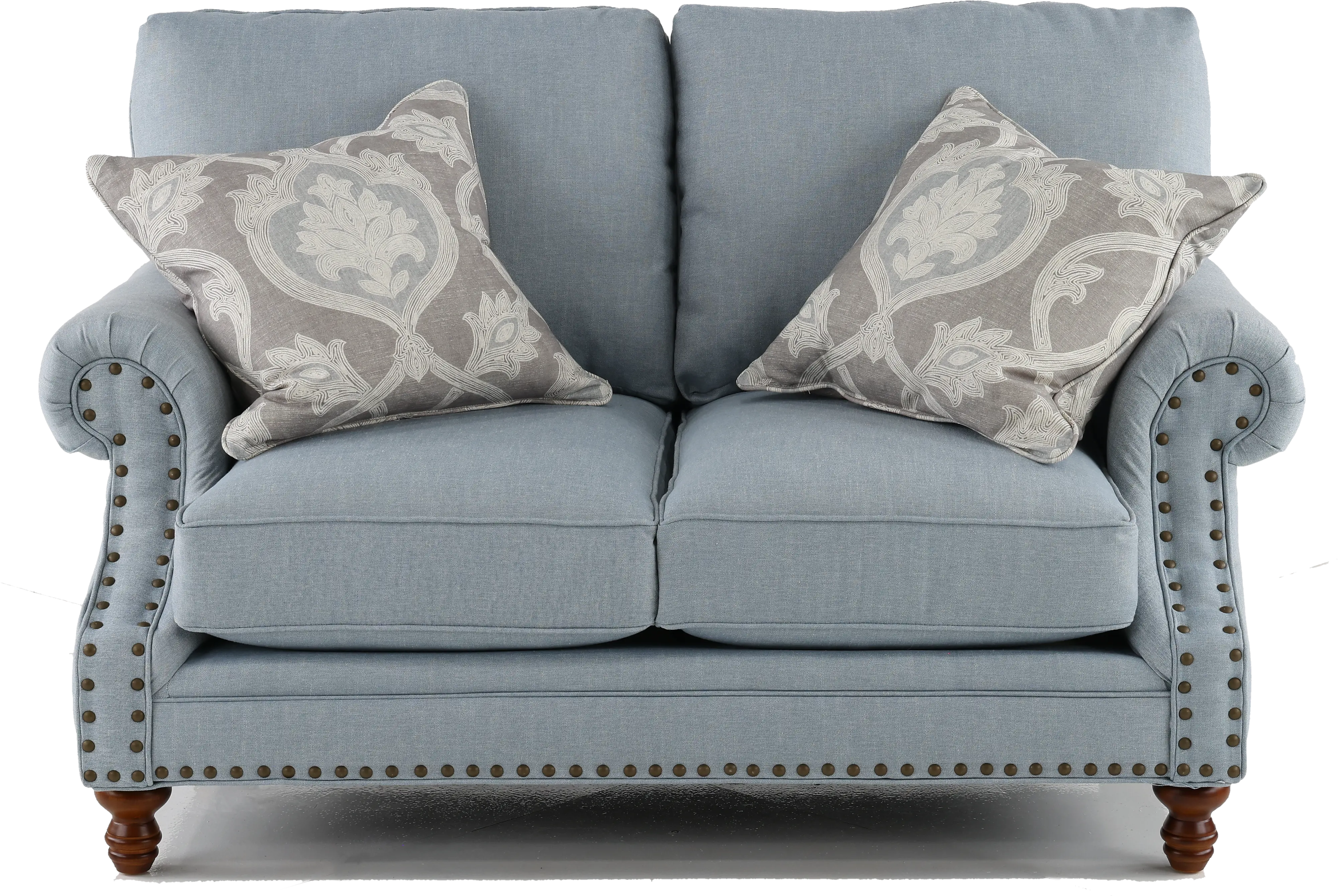 Ashford Light Blue Loveseat