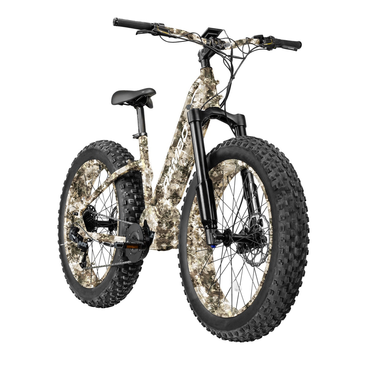 Rambo Rebel Step Thru 1000Watt Mid Drive Motor Fat Tire Electric Hunting Bike