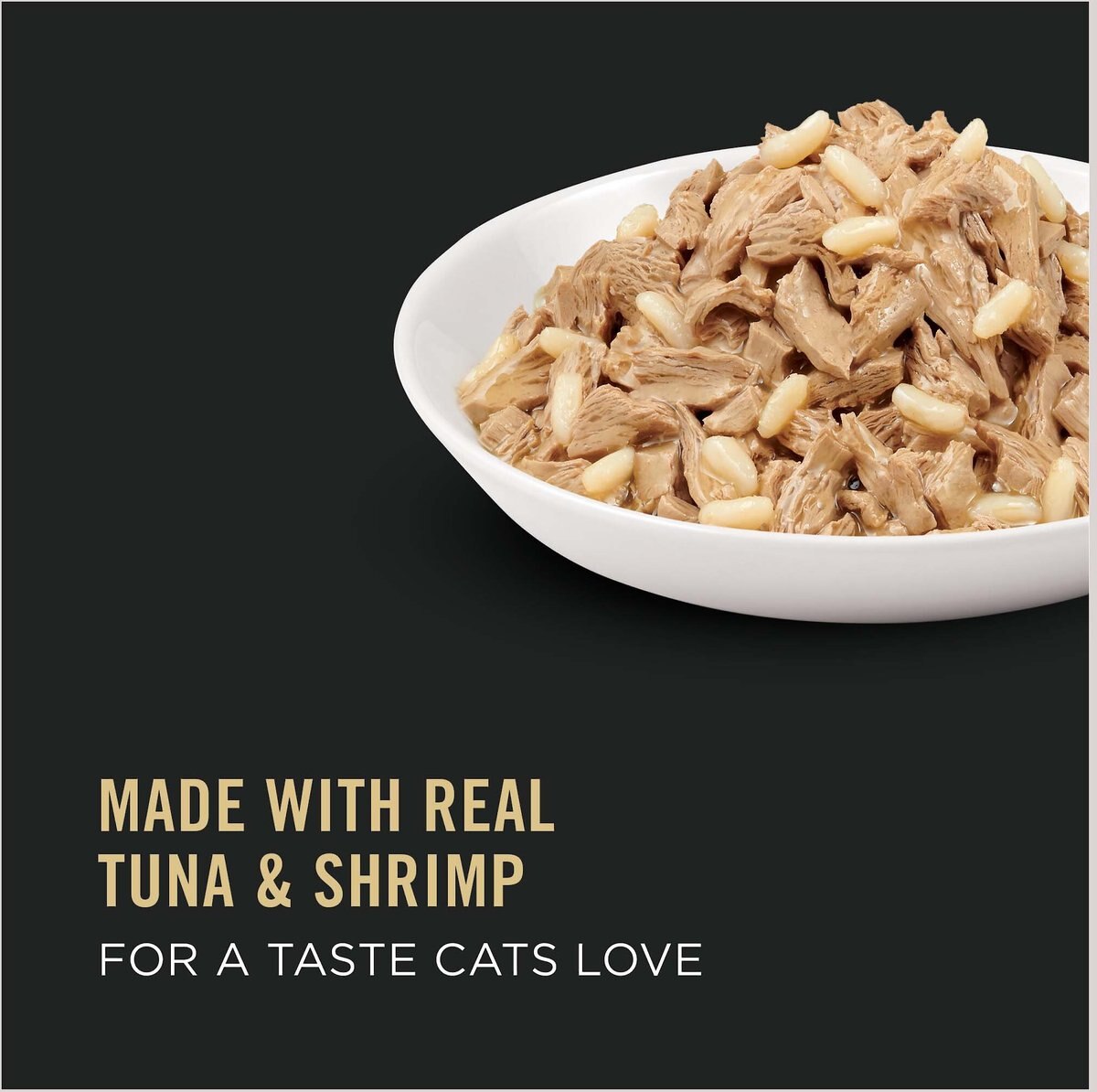 Purina Pro Plan Adult Tuna， Shrimp and Rice Entrée in Sauce Canned Cat Food