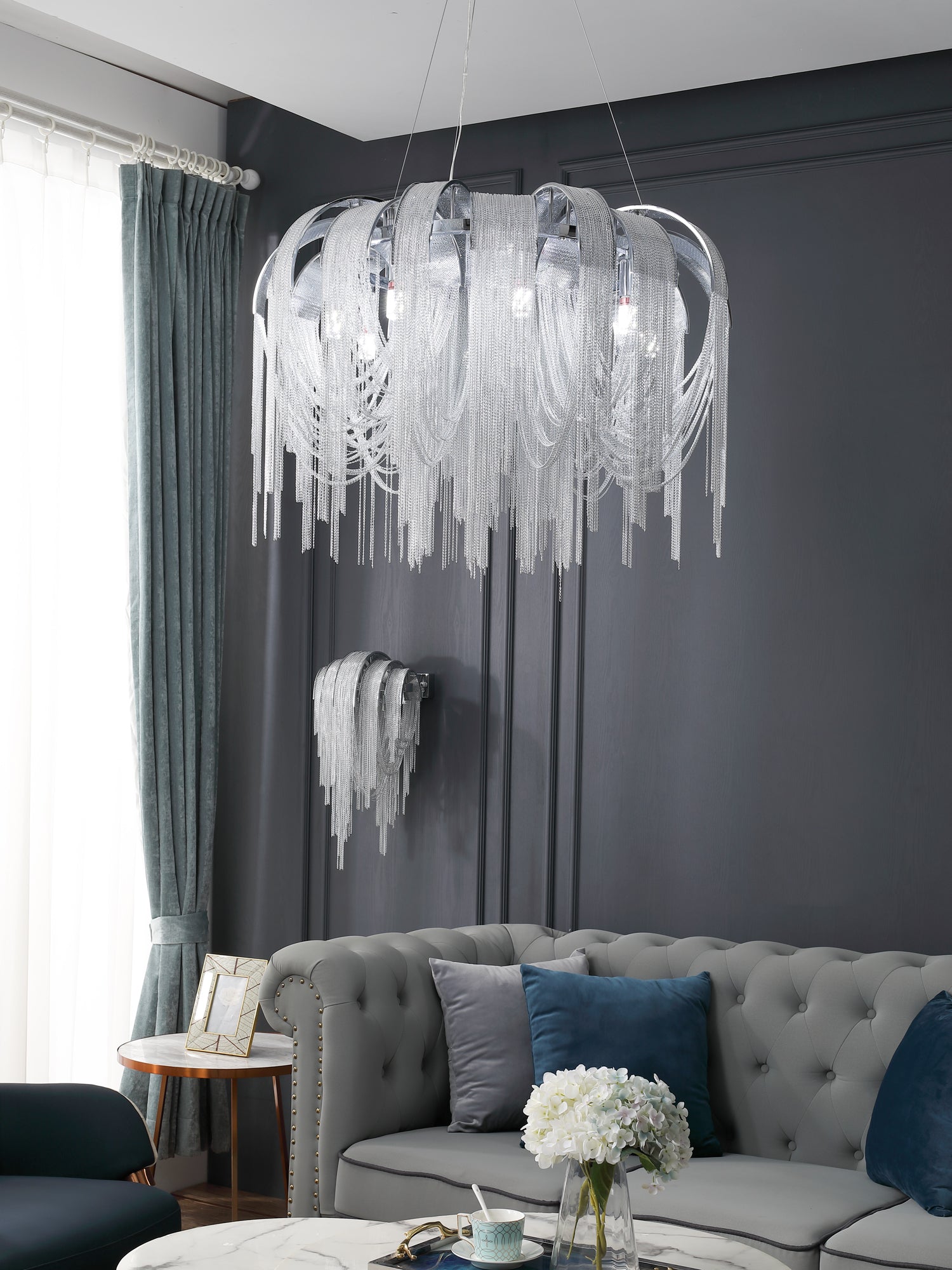 Length Chains Chandelier