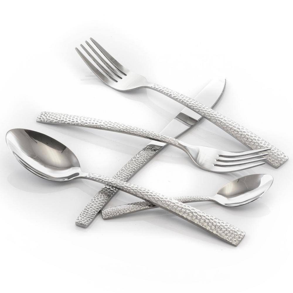 MegaChef Baily 20-Piece Silver Stainless Steel Flatware Set (Service for 4) 985112452M