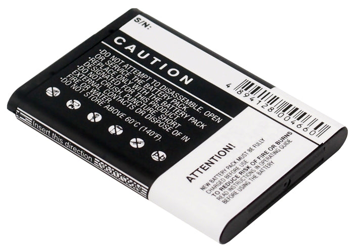 Alcatel One Touch S680 OTS680 Black GPS 750mAh Replacement Battery BatteryClerkcom GPS