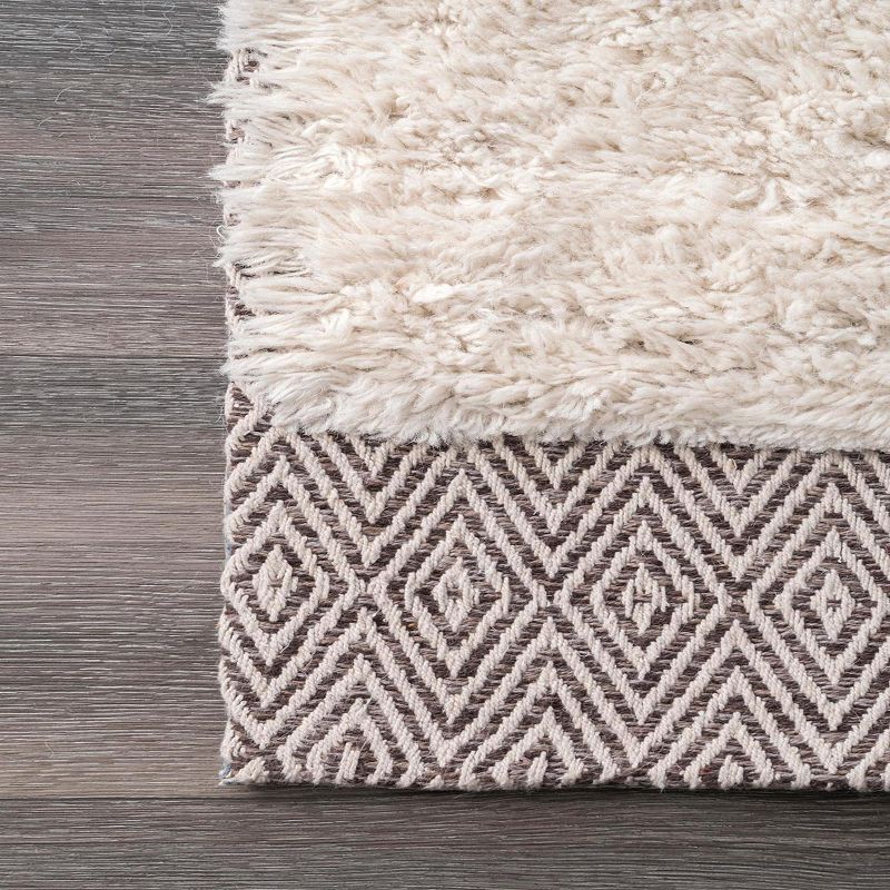 nuLoom Moroccan Abstract Diamonds Berta Area Rug