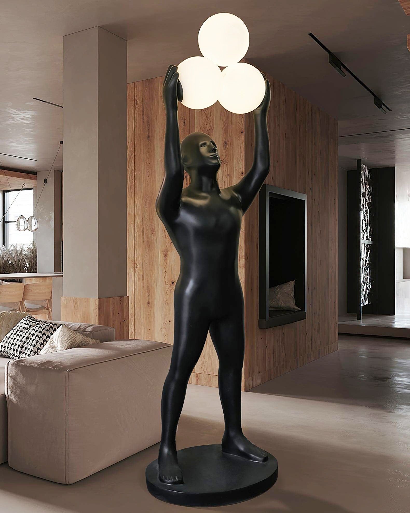 Enlightened Figure Sculptor Floor Lamp