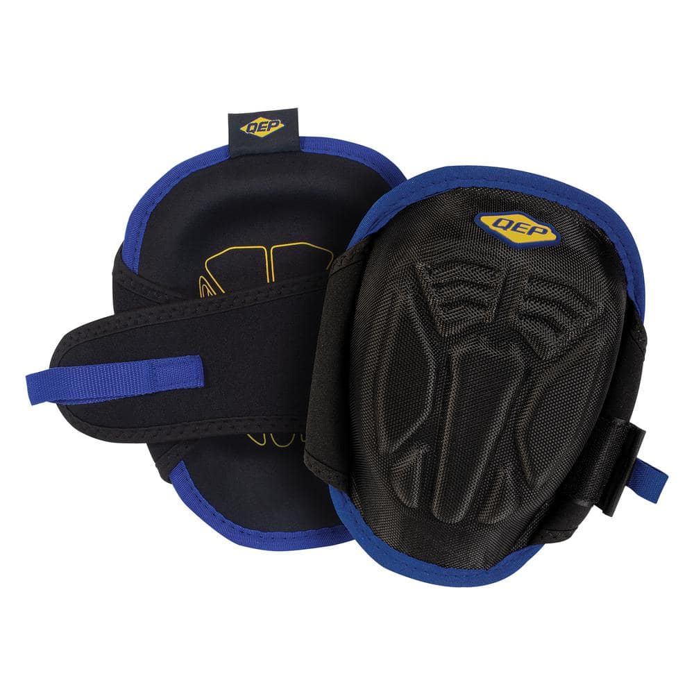 QEP F3 Stabilizer Knee Pads with Memory Foam Gel Cushion Neoprene Fabric Liner and Pen Storage 79642