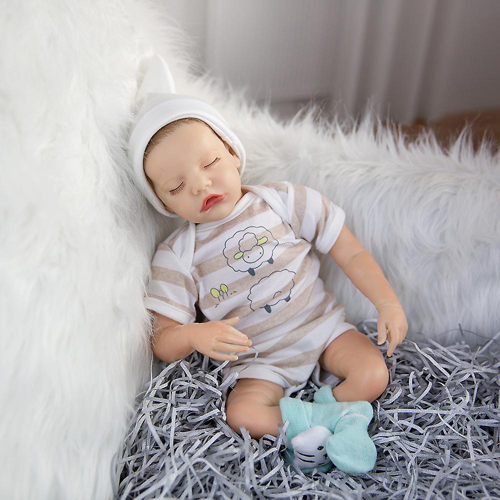 Reborn Baby Dolls， 1pcs 20 Inch/50cm Boy And Girl Twins Full Body Soft Silicone Newborn Baby Lifelike Reborn Dolls