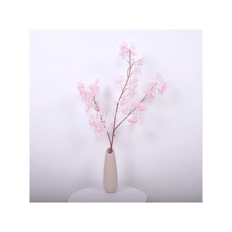 Indoor decoration flower branch white pink wedding centerpieces artificial flower artificial cherry blossom tree branches