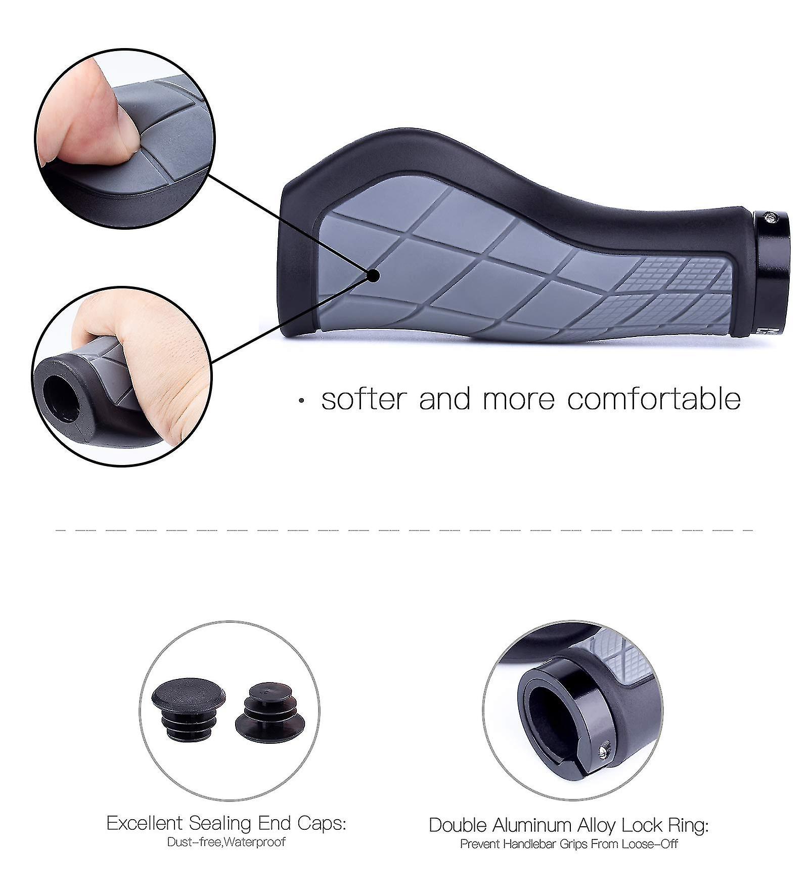 Mtb Bike Bullhorn Handlebar Cover， Bike Handlebar Cover Riding Bilateral Locking Vice Grips