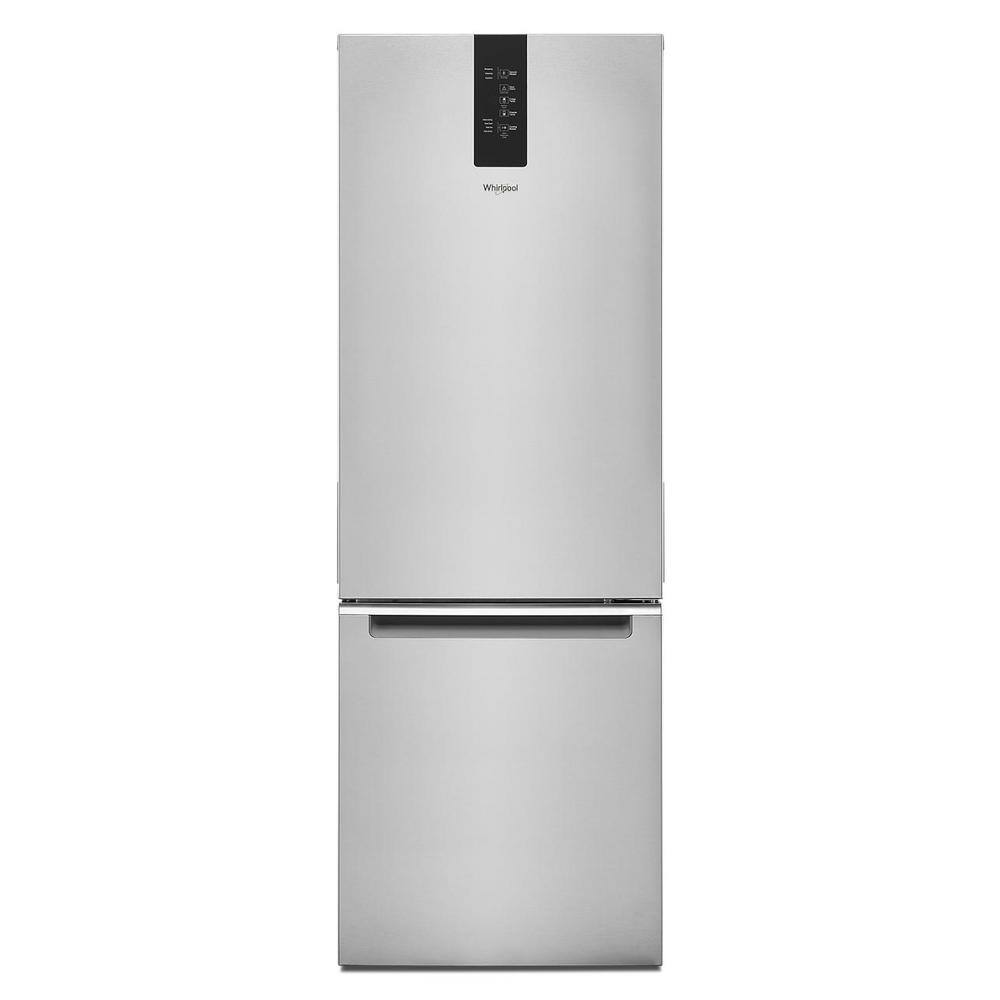 Whirlpool 24 in. 12.7 cu. ft. Bottom Freezer Refrigerator in Fingerprint Resistant Stainless Counter Depth WRB543CMJZ